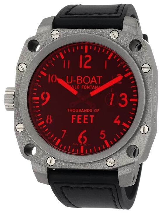 Review U-Boat Thousands of Feet 50mm Replica Watch 5325 - Click Image to Close